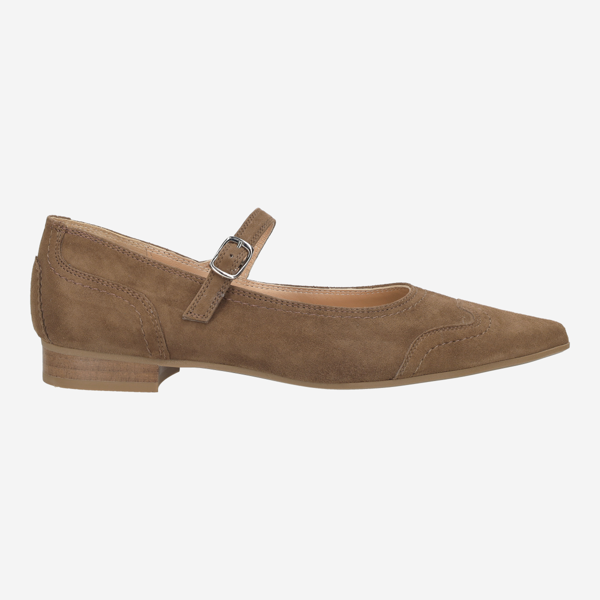 Donna Carolina SOLEA ROYAL 57.220.441-002, Ballerina in Braun für Damen, Größe 43
