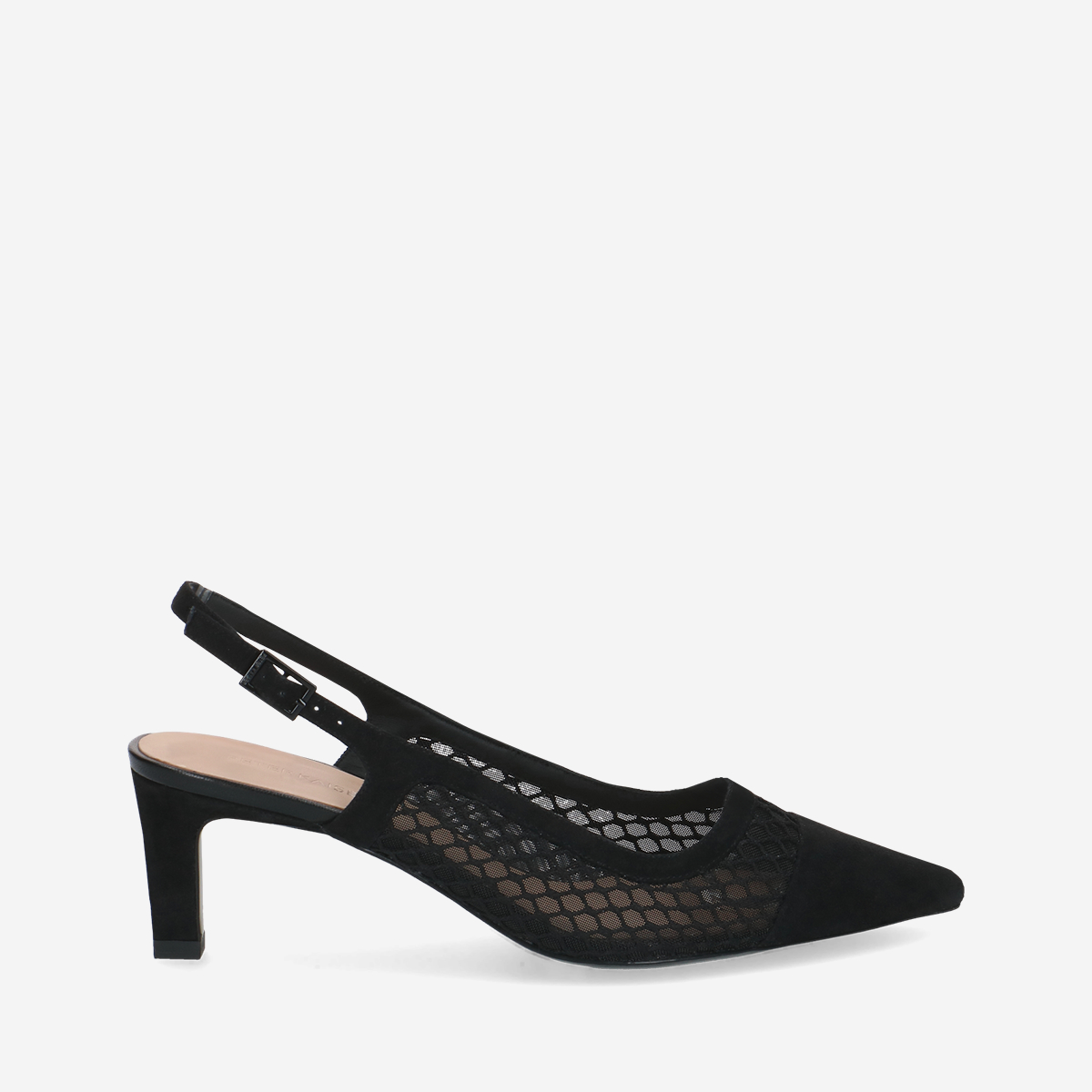 Peter Kaiser 79607 019, Peeptoes & Slingpumps in Schwarz für Damen, Größe 38