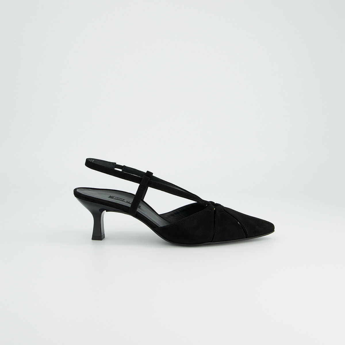 Paul Green 6177-029, Peeptoes & Slingpumps in Schwarz für Damen, Größe 38,5