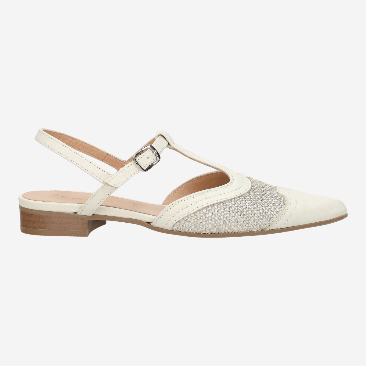 Donna Carolina SOLEA OASIS 57.220.438-002, Peeptoes & Slingpumps in Weiß für Damen, Größe 42