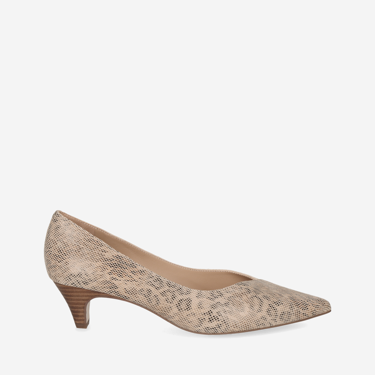 Peter Kaiser 72441 459, Pumps in Braun / Leo-Look für Damen, Größe 38,5
