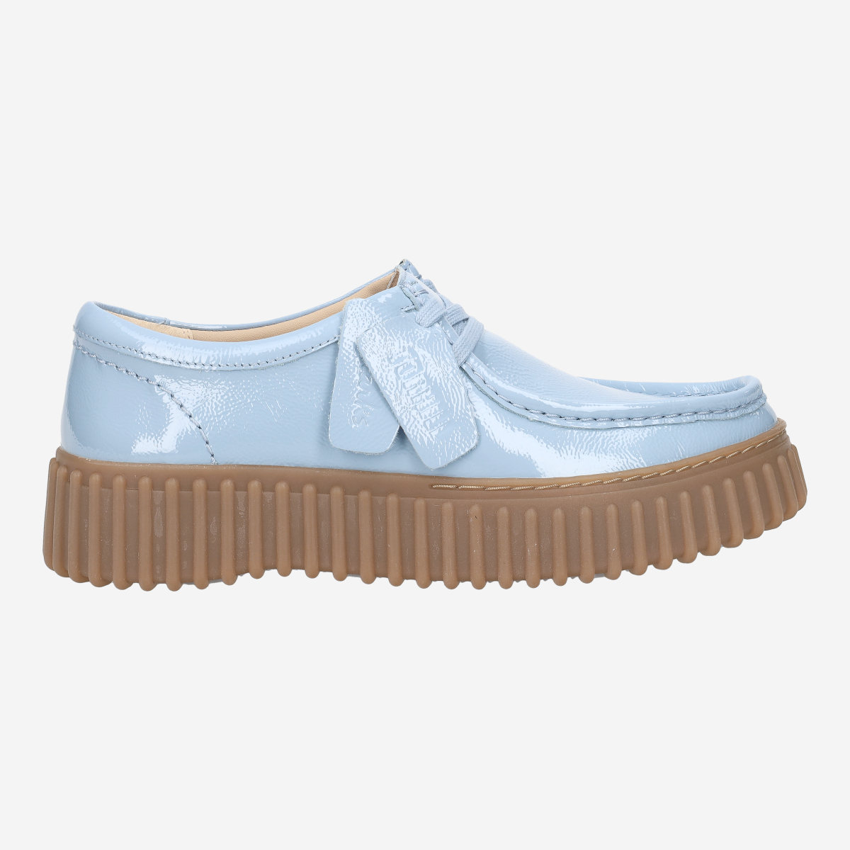 Clarks Torhill Bee 26186669 4, Schnürschuhe in Blau, hell für Damen, Größe 41