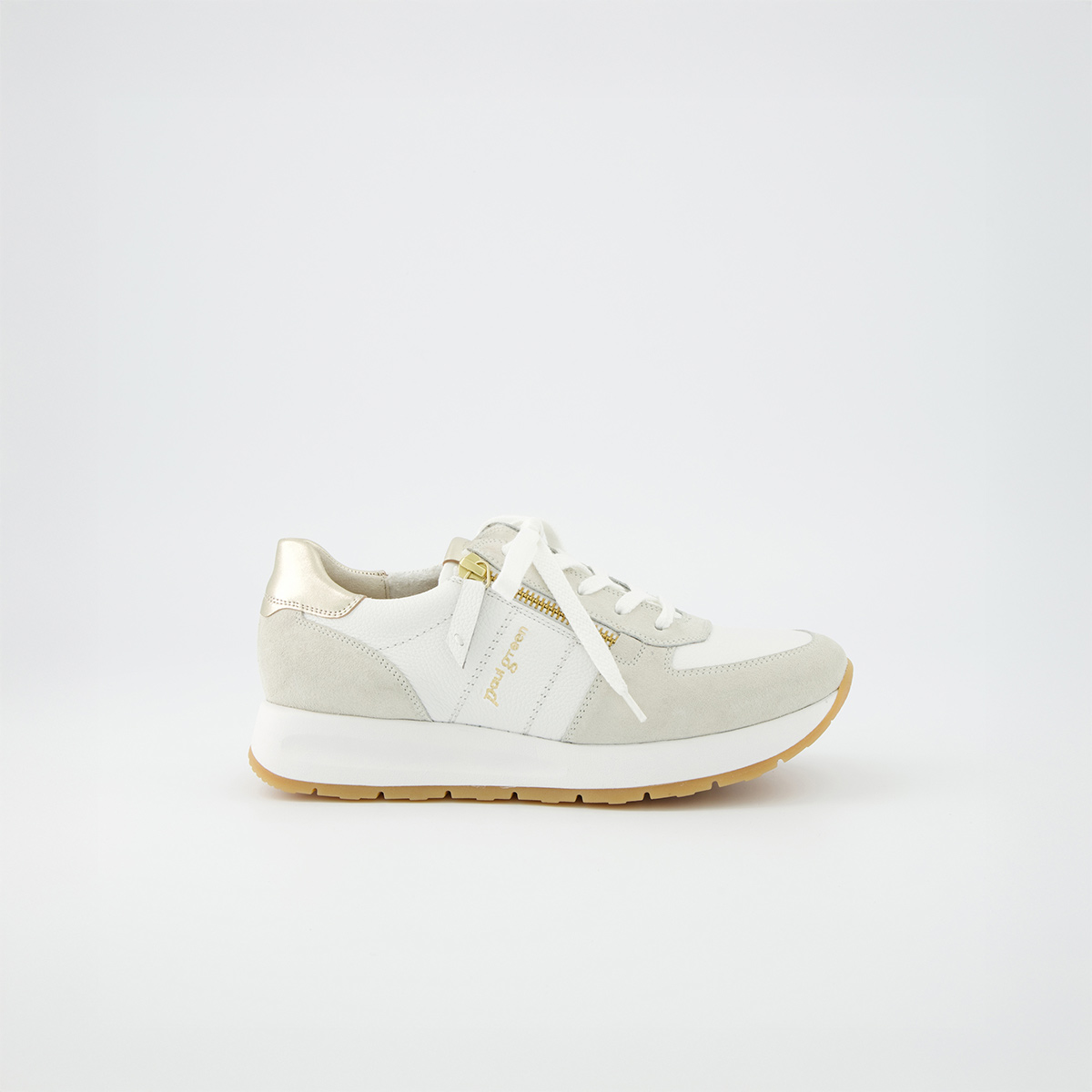 Paul Green 5444-069, Sneaker in Weiß kombiniert für Damen, Größe 37,5