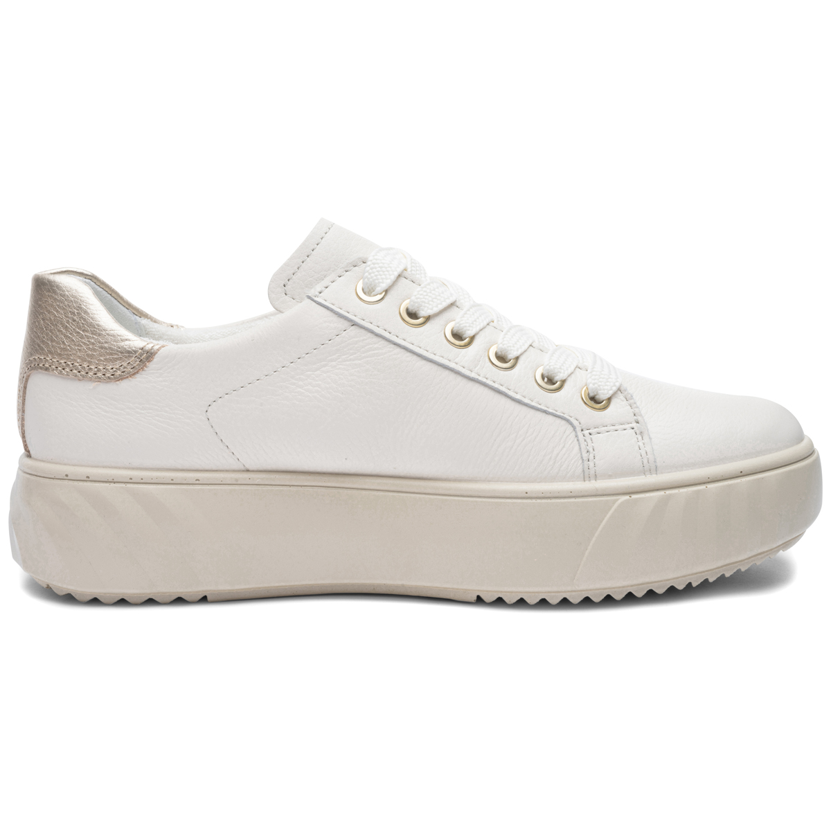 Ara 46523-17 MONACO, Sneaker in Weiß (Creme) für Damen, Größe 43