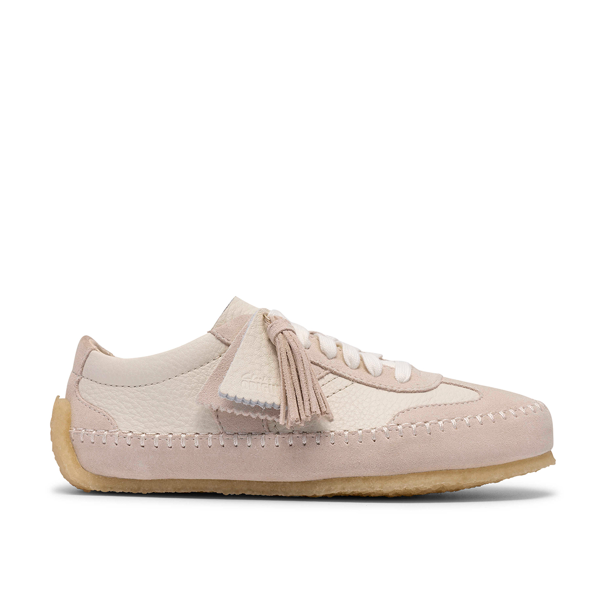 Clarks Tor Low 26185702 4, Sneaker in Weiß (Creme) für Damen, Größe 41,5