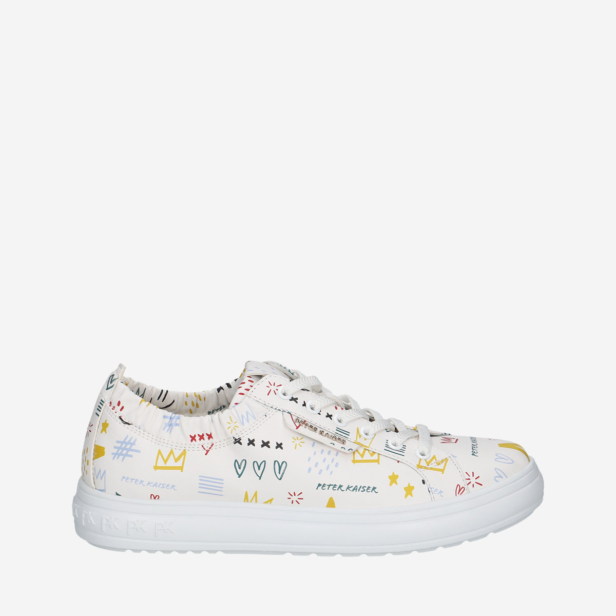 Peter Kaiser 73769 151, Sneaker in Weiß,kombiniert für Damen, Größe 38,5