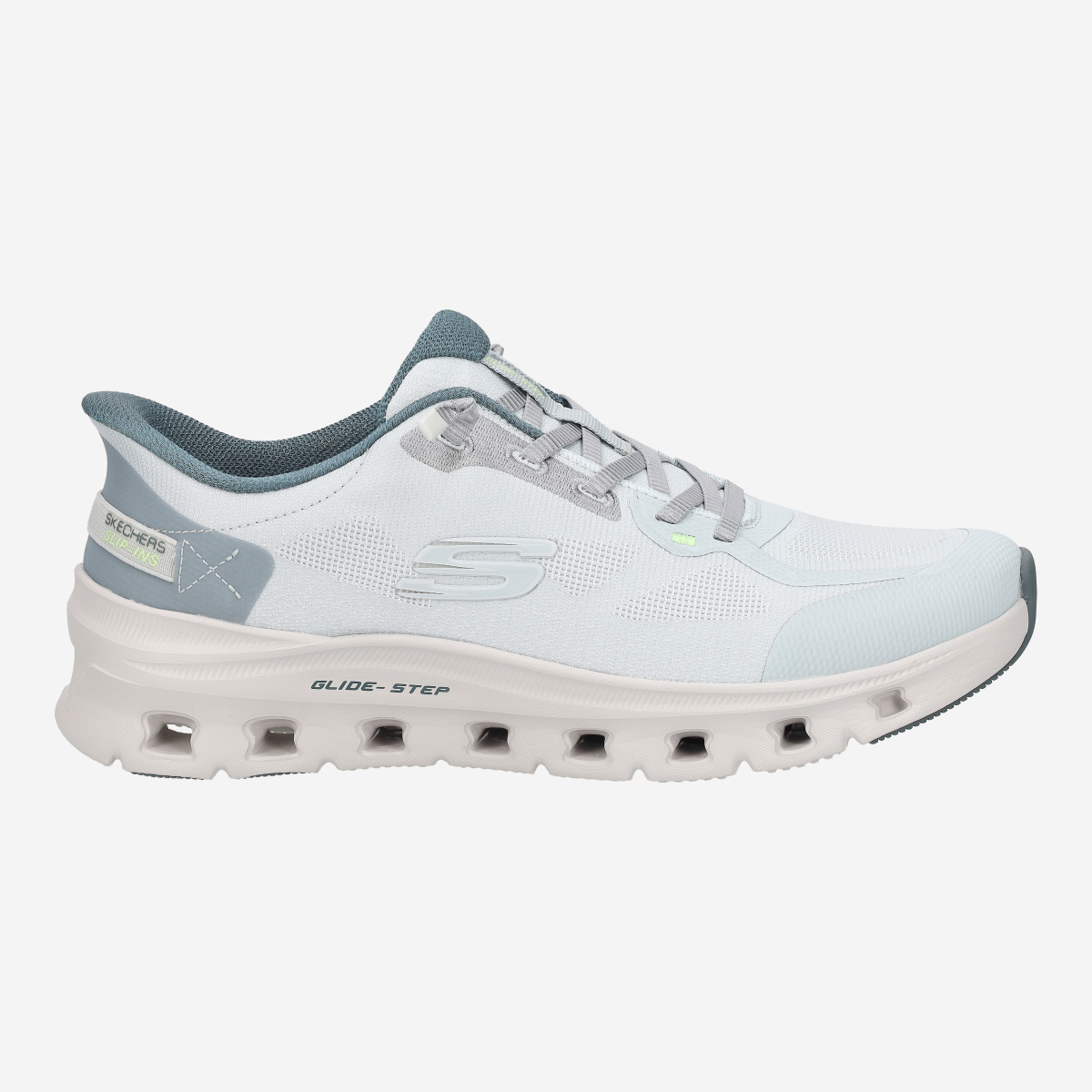 Skechers 150428 BLMT GLIDE STEP, Sneaker in Grau für Damen, Größe 40