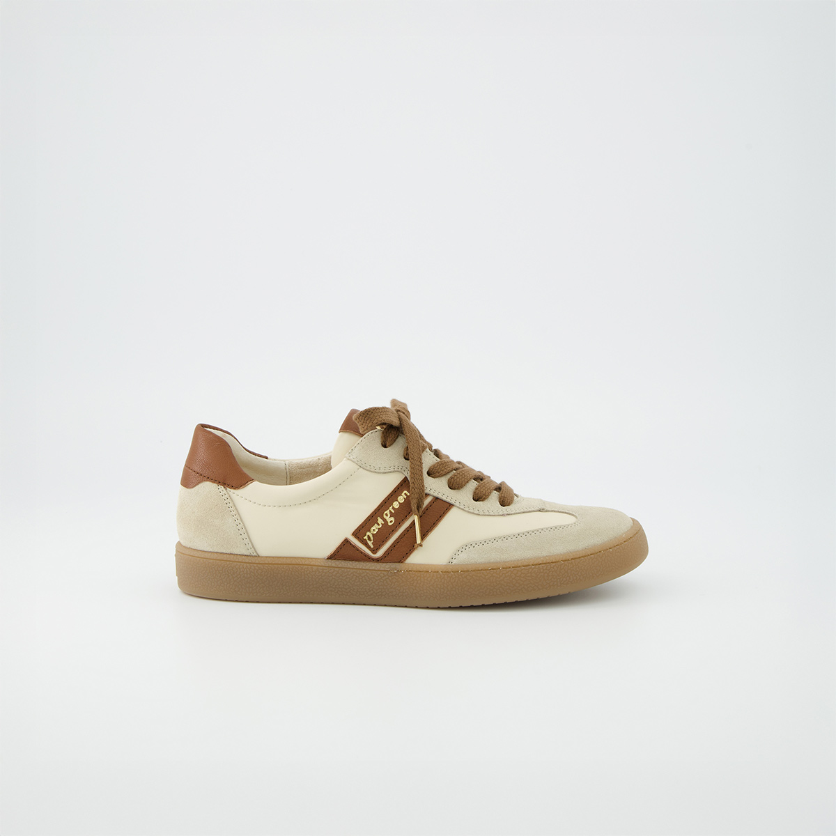 Paul Green 5437-149, Sneaker in Beige für Damen, Größe 39
