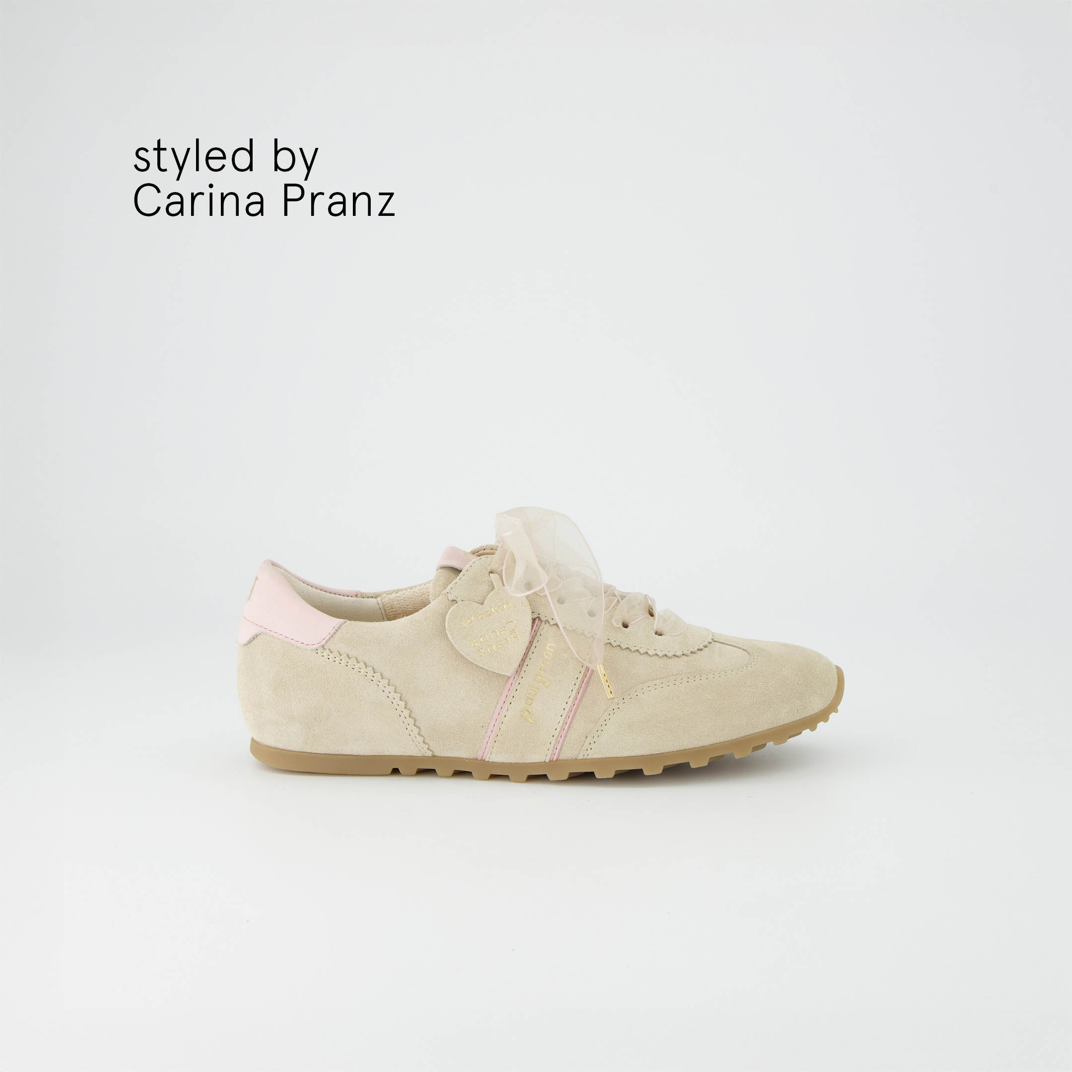 Paul Green 5508-019, Sneaker in Beige für Damen, Größe 40