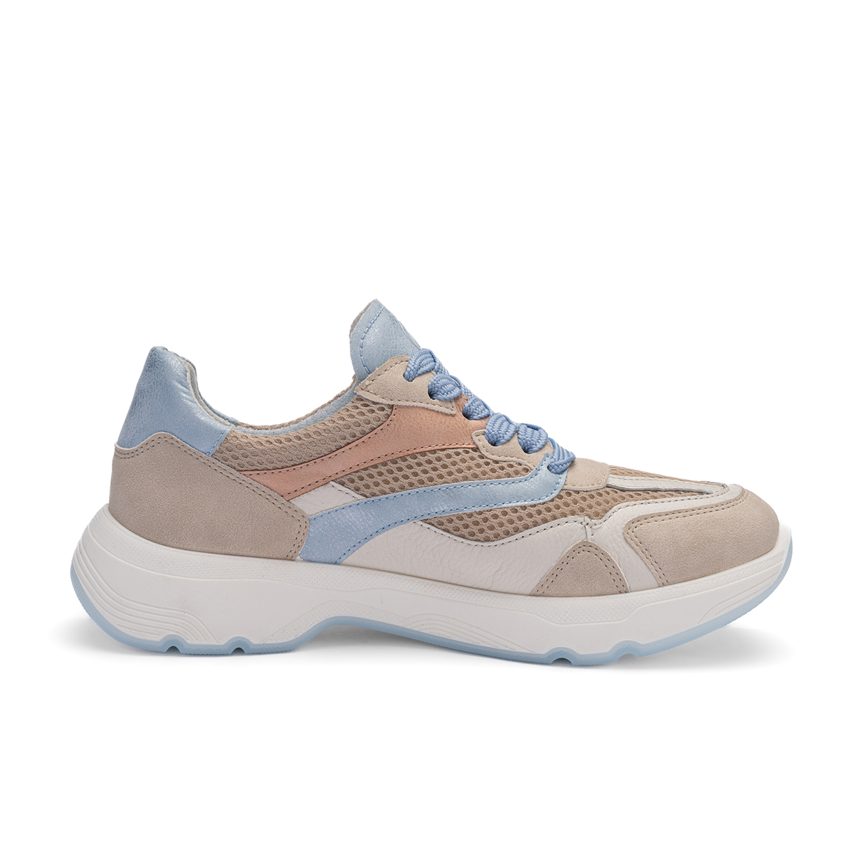 Ara 25804-05 BOSTON, Sneaker in Beige für Damen, Größe 42
