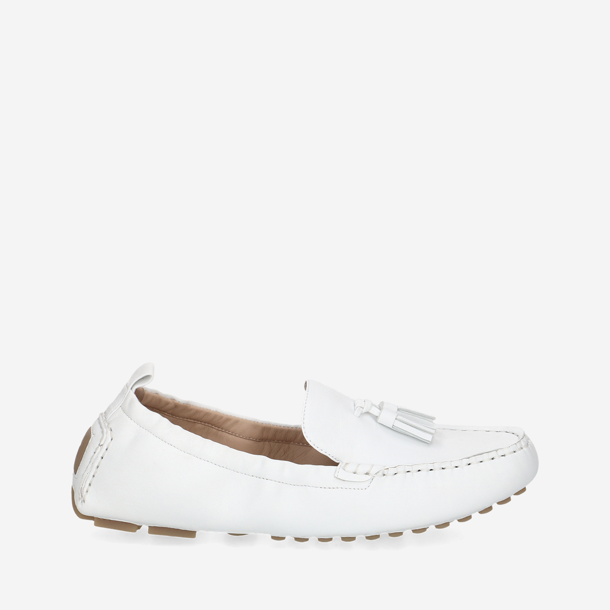 Peter Kaiser 74655 102, Slipper & Mokassin in Weiß für Damen, Größe 38,5