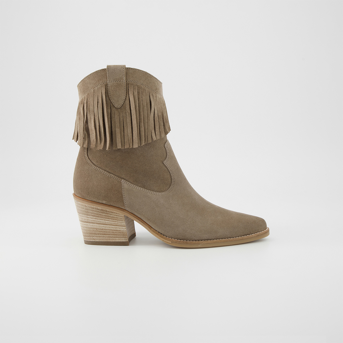 Paul Green 8249-019, Stiefeletten in Graubraun für Damen, Größe 39