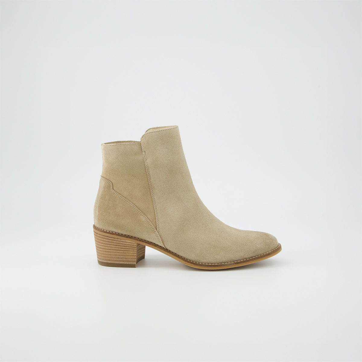 Paul Green 8293-009, Stiefeletten in Beige für Damen, Größe 35,5
