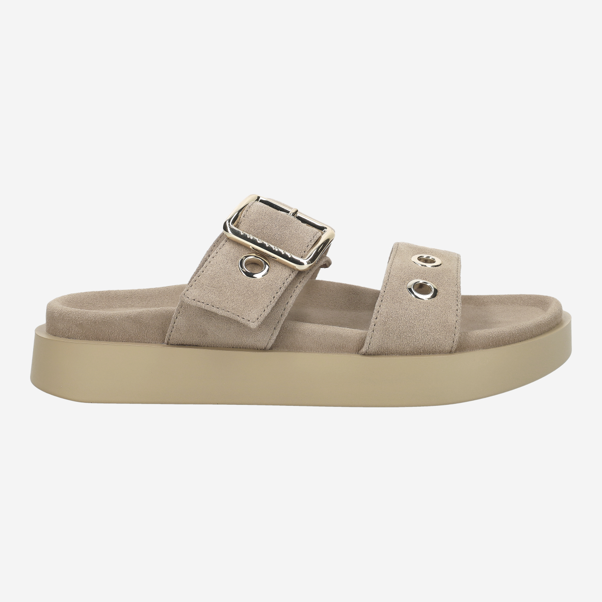 INUIKII 1004.003.0631.250 TILDA BUCKLE, Sandaletten in Beige für Damen, Größe 40