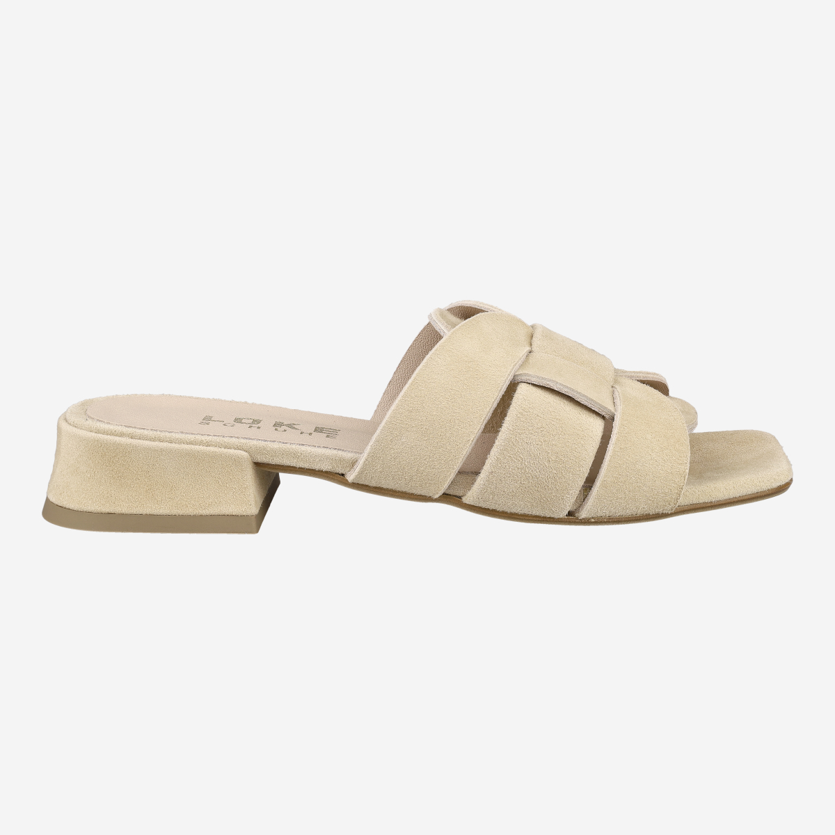 Lüke Schuhe KARIN CAMEL, Sandaletten in Beige für Damen, Größe 42