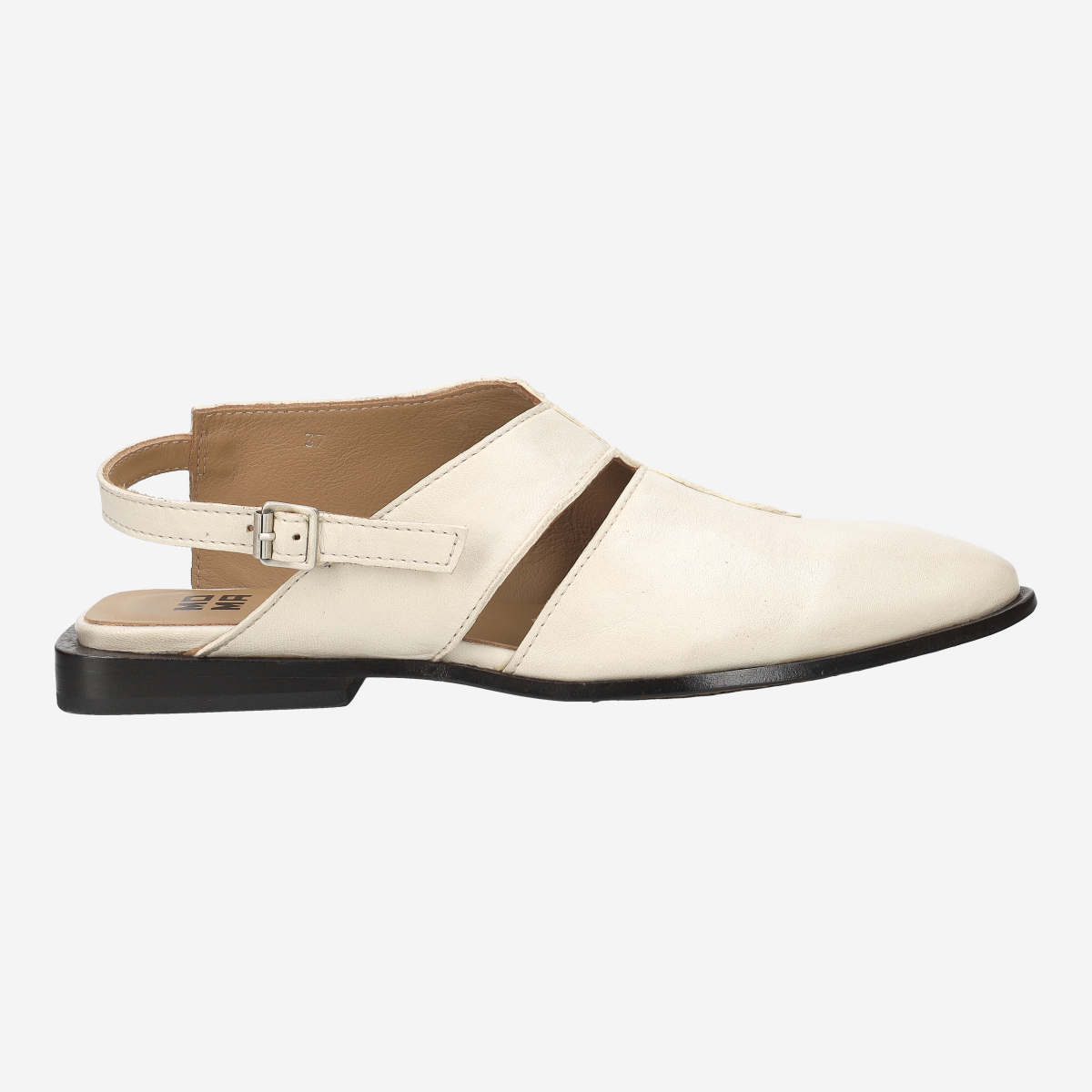 Moma 46601G-VACB PECORINO, Sandaletten in Beige für Damen, Größe 40