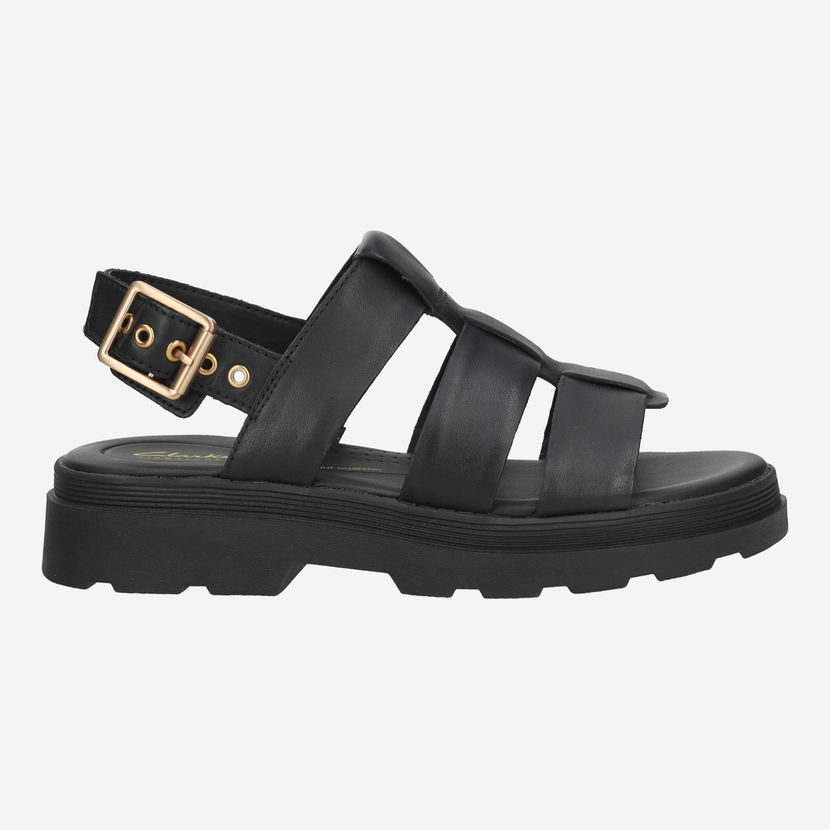 Clarks Orinoco3 Strap 26186490 4, Sandaletten in Schwarz für Damen, Größe 39,5