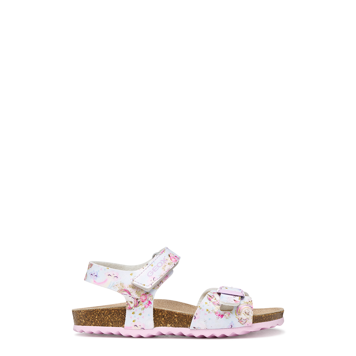 GEOX ADRIEL, Sandalen in Weiß,kombiniert für Kinder, Größe 36