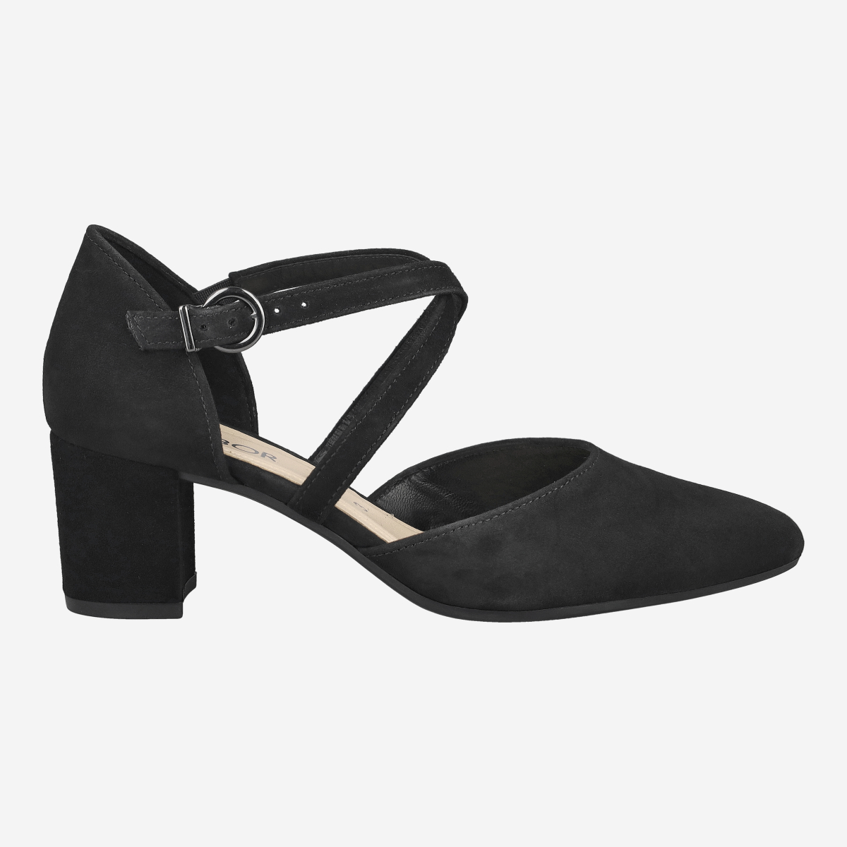 Gabor 3002.02.002, Pumps in Schwarz für Damen, Größe 38,5