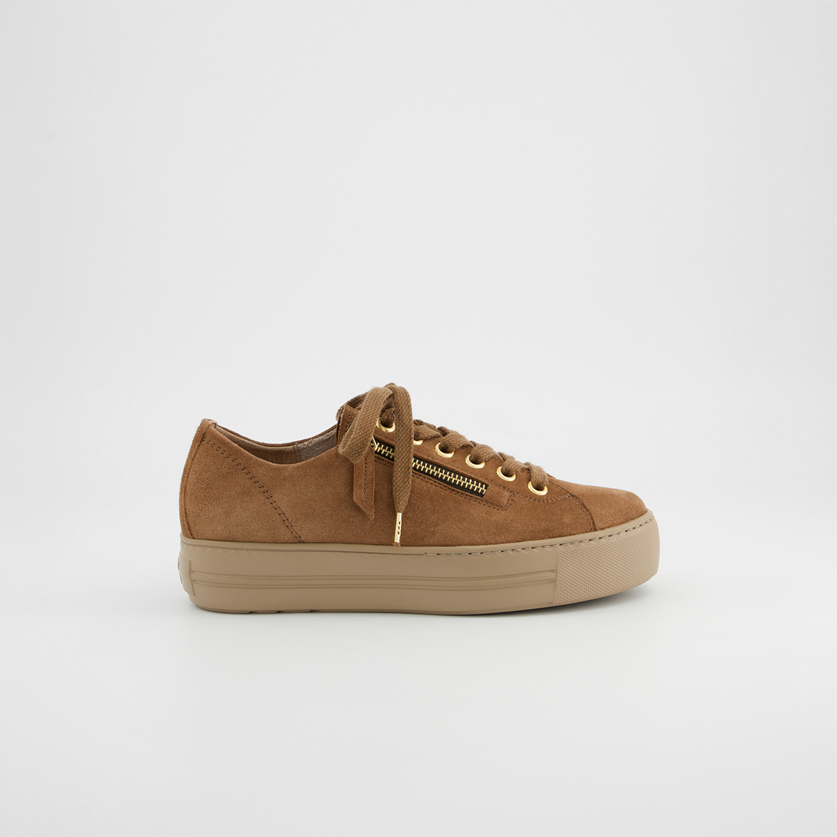 Paul Green 5006-251, Sneaker in Braun für Damen, Größe 43