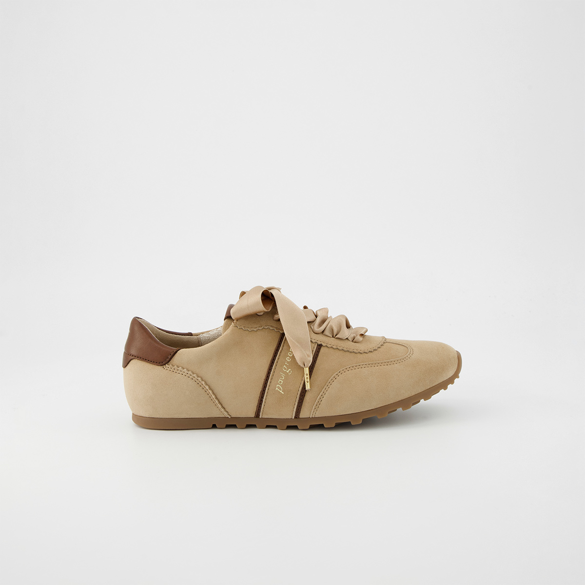 Paul Green 5508-071, Sneaker in Beige für Damen, Größe 40